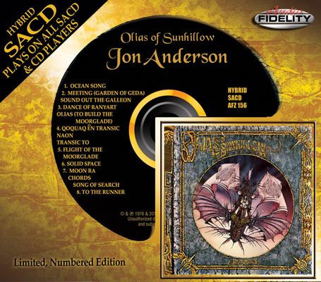 Jon Anderson - Olias Of Sunhillow (1976) [2014, Audio Fidelity Remastered, CD-Layer + Hi-Res SACD Rip]