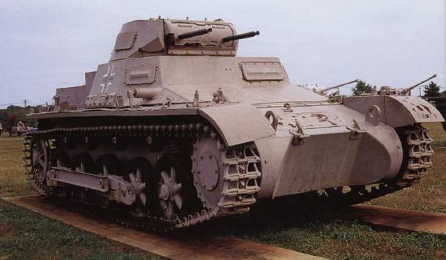 Panzer I Ausf. B expuesto en el US Army Ordnance Museum de Maryland