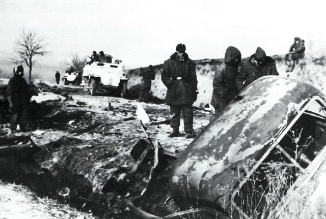 Tropas de la LSSAH durante la Operación Despertar de Primavera. Hungría, marzo de 1945