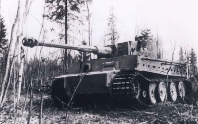 Tiger del 502 Schwere Panzer Abteilung en el norte de Rusia. Otoño-Invierno de 1942