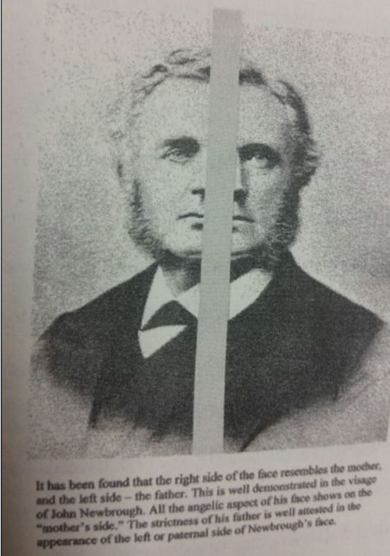 Newbrough face left right