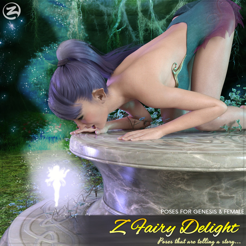 Z Fairy Delight - Poses for the Genesis 3 Females