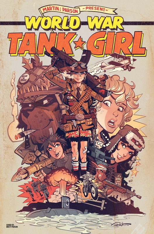 Tank Girl - World War Tank Girl #1-4 (2017) Complete