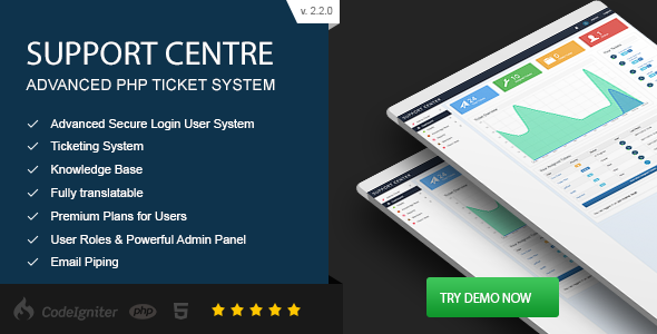 CodeCanyon - Support Centre v2.2.0 - Advanced PHP Ticket System
