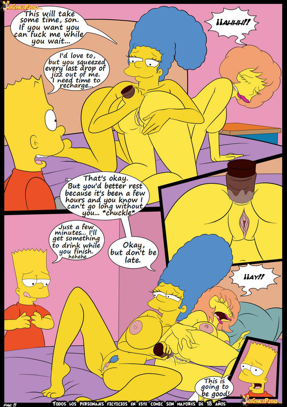 Bart Simpson tegnefilm porno