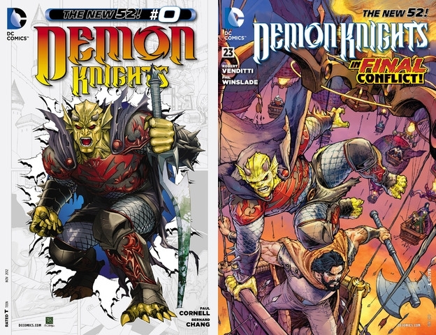 Demon Knights #0-23 (2011-2013) Complete