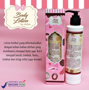  (BPOM) BODY LOTION/PURE LOTION BY JELLYS