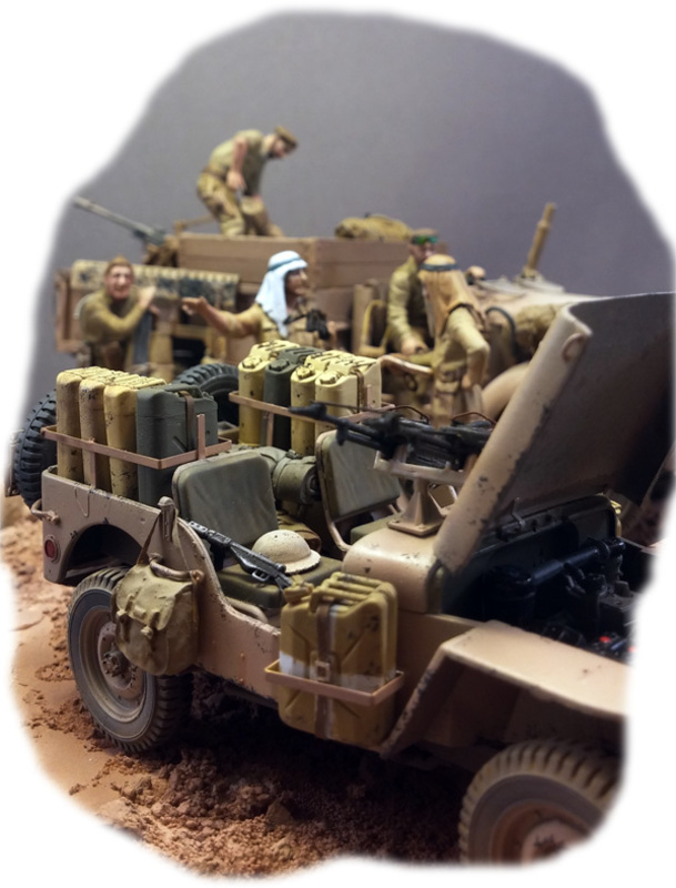 LRDG Chevrolet 1533X2 Gun Truck & Jeep (Text & Photo Heavy) | Modelers ...