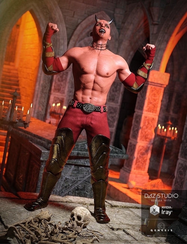 00 daz3d hellion outfit for genesis 3 male s