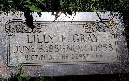 La Strana Lapide Di Lilly Gray Vittima Della Bestia 666