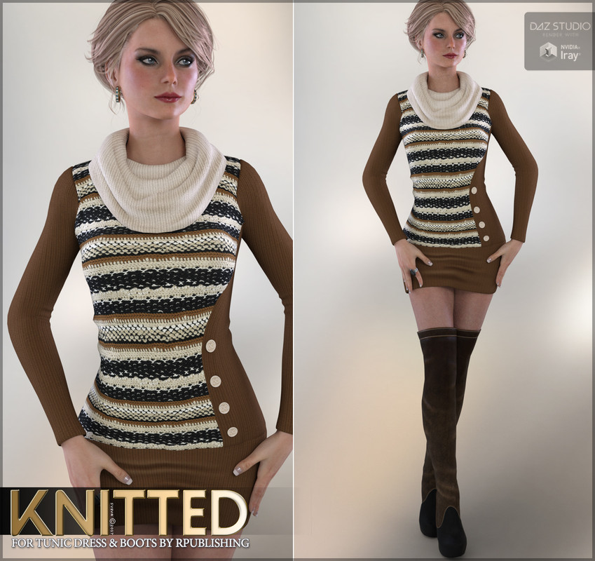 Knitted for Tunic Dress